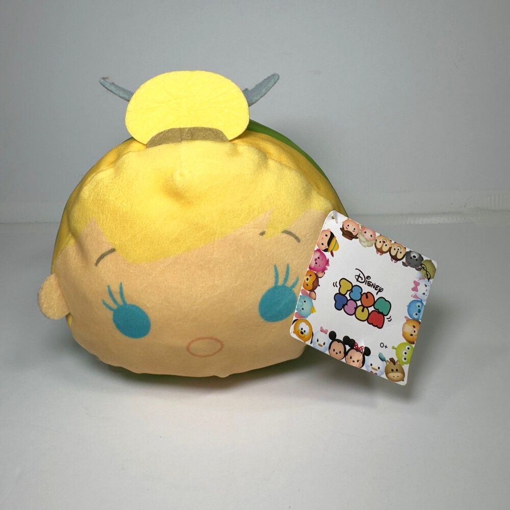 Disney Tinkerbell Plush Tsum Tsum Soft Stuffed Cute Kids Toy Movie Character NWT
